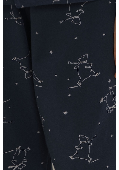 Rolypoly Erkek Çocuk Polar Bear Lacivert Gömlek Pijama Takımı Rp3865-c-v1 Rp3865-c-v1