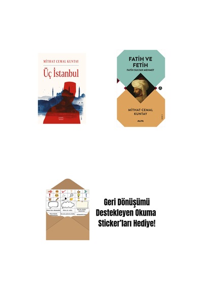 Üç İstanbul + Fatih Ve Fetih + Okuma Sticker'ları