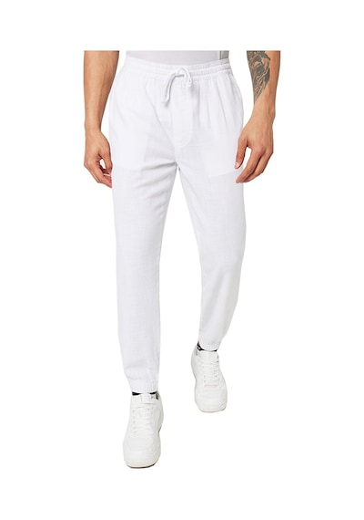 Regular Fit Erkek Pantolon Beyaz