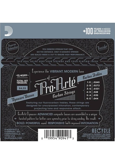 D'addario Ej45ff Pro-arte Carbon Normal Tension Klasik Gitar Teli
