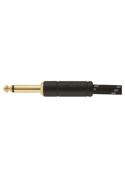 Fender Deluxe Instrument Cable Straight-Straight 15 Black Tweed