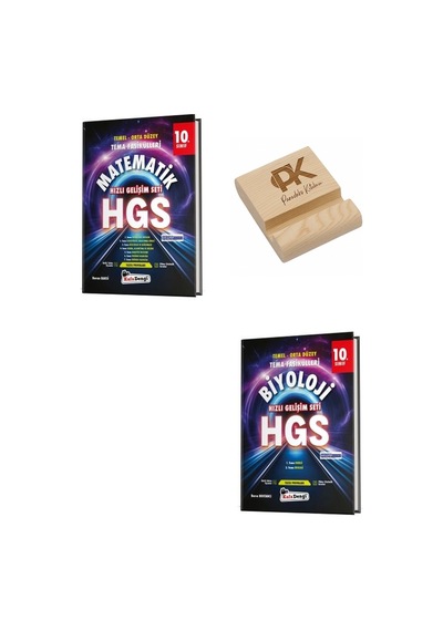 Kafadengi 10. Sınıf Hgs Matematik Ve Biyoloji Tema Fasikülleri + Telefon Standı