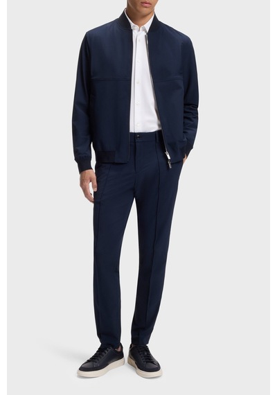 Boss Logolu Slim Fit Uzun Kollu Gömlek Erkek Gömlek 50567146 100 Beyaz