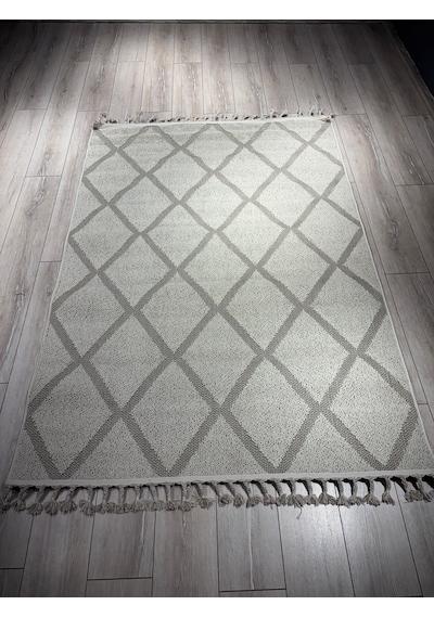 Merinos Halı Jüt İskandinav Halı+140x200 Ebatlı+şık Tasarım