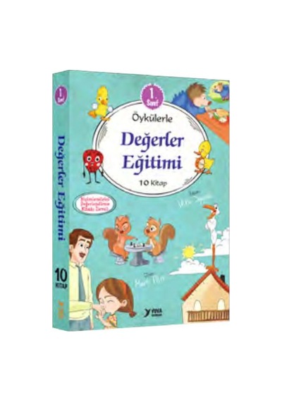 Öykülerle Değerler Eğitimi 1. Sınıflar İçin 10 Set - Ybve-658838