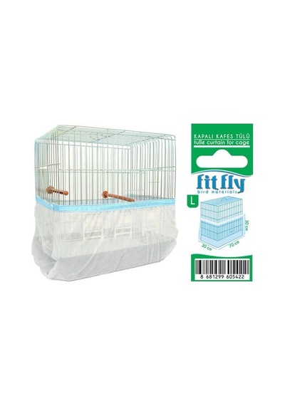 Kafes Tülü Large Boy En 70 Cm Boy 30 Cm Yükseklik 30 Cm