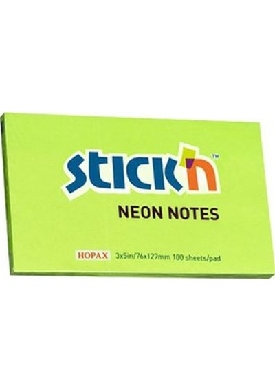 GIPTA STICKN 76*127 YAP.KAĞIT 100 YP.YEŞ