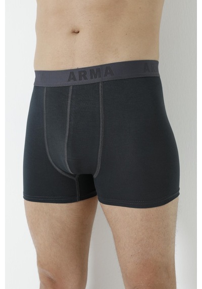 Arma Yıldız Erkek Füme Bambu Boxer 3'lü Paket-füme Füme