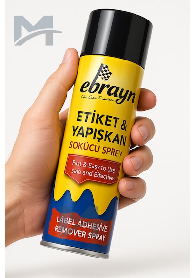 Ebrayn Etiket Ve Yapışkan Sökücü Aerosol 500 Ml Sprey Hızlı Ve Et