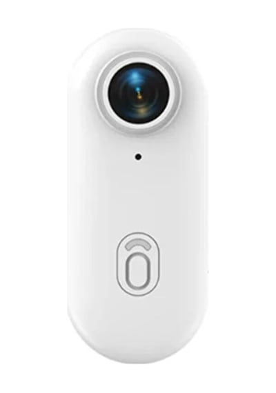 Mini Wifi Aksiyon Kamerası 1080p Hd Giyilebilir Manyetik Kamera Sesli Ve Görüntülü Kayıt Beyaz