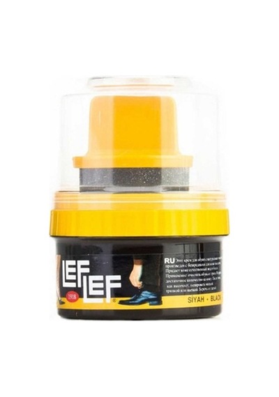 Nuri Leflef Krem Ayakkabı Boyası 60ml Hazır Siyah Cilalı Süngerli - 12'li Paket Diğer