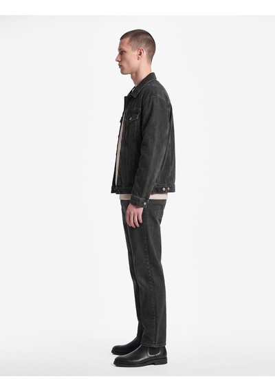 Koton Pamuklu Cepli Vintage Straight Fit Jean Pantolon Siyah 7wam40320nd