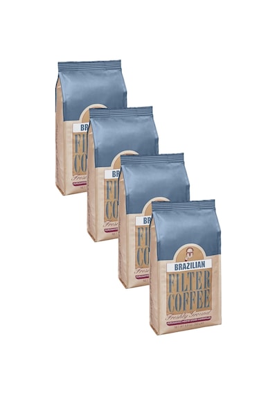 Kurukahveci Mehmet Efendi Brazilian Filtre Kahve Öğütülmüş Folyo Ambalaj 4 x 250 G