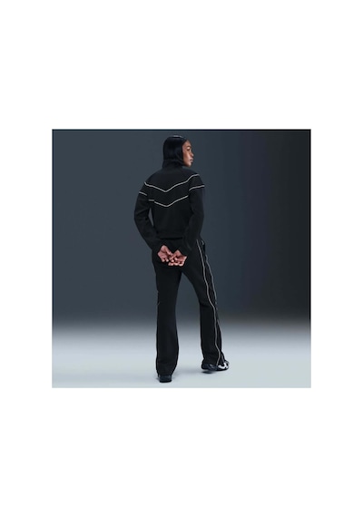 Nike Windrunner Poly Knit Jacket Kadın Siyah Ceket Siyah