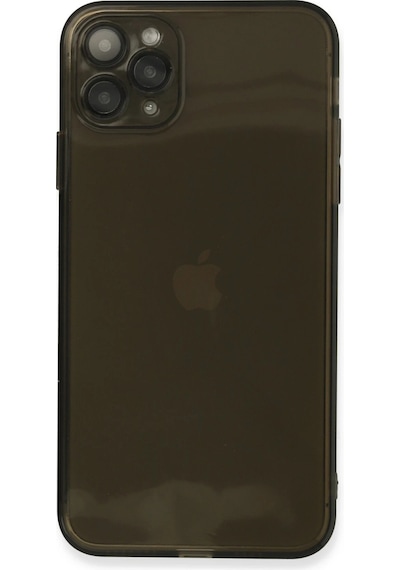 Cosmotex Newface Apple iPhone Uyumlu  11 Pro Max Kılıf Fly Lens Silikon - Siyah