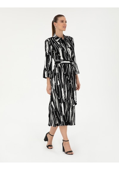 Pierre Cardin Kadın Siyah Elbise Dokuma 50289503-vr046 Pierre Cardin Kadın Siyah Elbise Dokuma 50289503-vr046