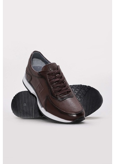 Fast Step Hakiki Deri Erkek Casual Ayakkabı 241ma1991 Kahve