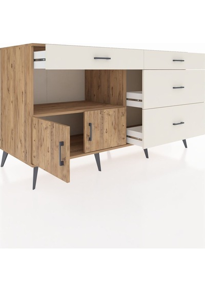 Kronos Konsol Tek Raflı 4 Çekmeceli 2 Kapaklı 176x59x99 Çam-çam/a Çam-çam/aytaşı Kronos Konsol Tek Raflı 4 Çekmeceli 2 Kapaklı 176x59x99 Çam-çam/a Çam-çam/aytaşı