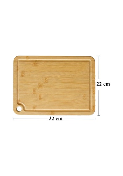 Tr Lona Bambu Kesme Tahtası, 32 X 24 Cm, Kahverengi Muk-09-987 Genel