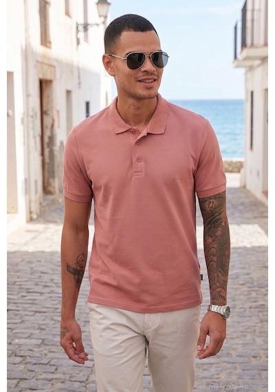 Buratti Erkek Polo Yaka T Shirt 5902127 Gül Gül