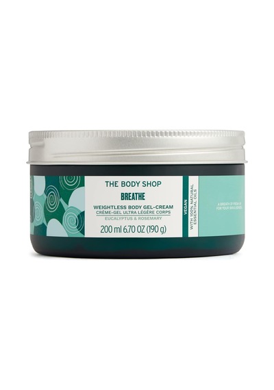 Ağırlıksız Vücut Jel Kremi Nefes Alın - Okaliptüs Ve Biberiye - Vücut Nemlendirici - Besleyici Ve Nemlendirici - Vegan - 7.5 Oz