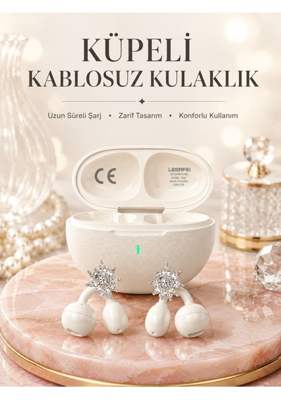 Küpeli Kablosuz Kulaklık Uzun Süreli Batarya Performansı - Diğer