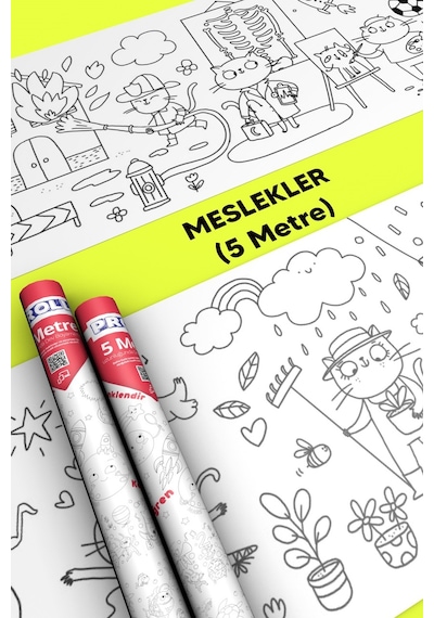 Meslekler Boyama Kağıdı