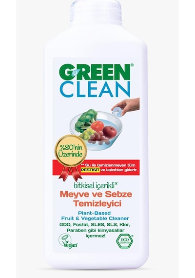 Green Clean Meyve Sebze Temizleyici 1000 M