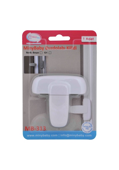 Miny Baby Buzdolabı Kilidi-Beyaz Çok Renkli