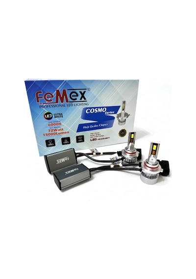 Femex Bmw 6 Serisi E63 2003-2010 Sis Far Led Ampul Hb4 9006 Cosmo Mini