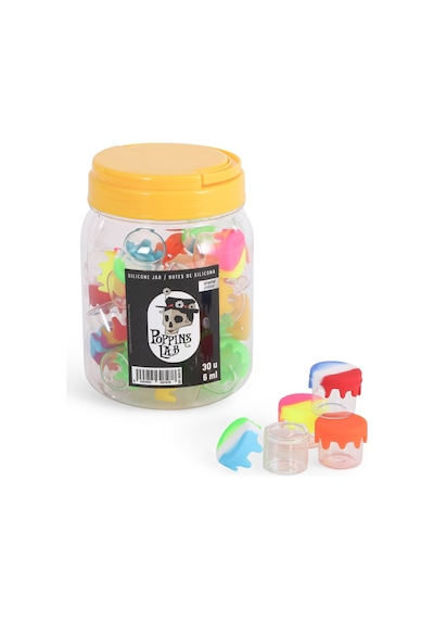 Poppins Labs Silikon Kavanoz Saklama Kabı 6 Ml
