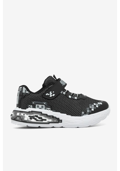 Tonny Black Rahat Kalıp Nefes Alabilen Cırtlı Işıklı-ışıksız Sneaker Çocuk Unisex Siyah Sneaker Tbtmkd050