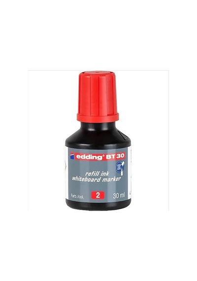 Edding Tahta Kalem Mürekkebi Damlalıklı Ekonomik 30 Ml Kırmızı 2 Li Bt30 Çok Renkli