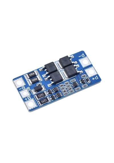 Bakayelektronik-2S 10A Anlık 20A Bms Lityum Li-İon Batarya Koruma Kartı 18650