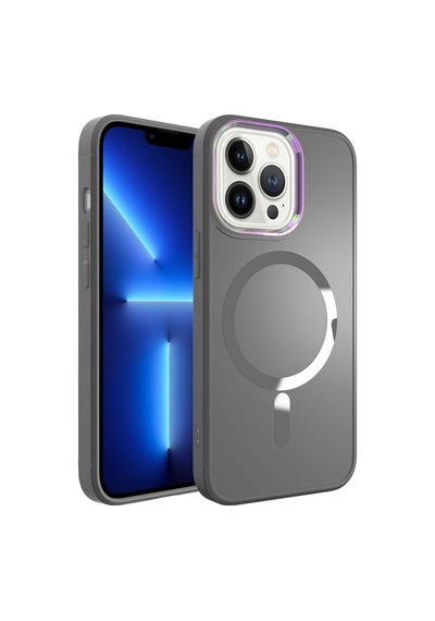 Apple Uyumlu iPhone  13 Pro Max Kılıf Magsafe Wireless Şarj Özellikli Zore Stil Kapak