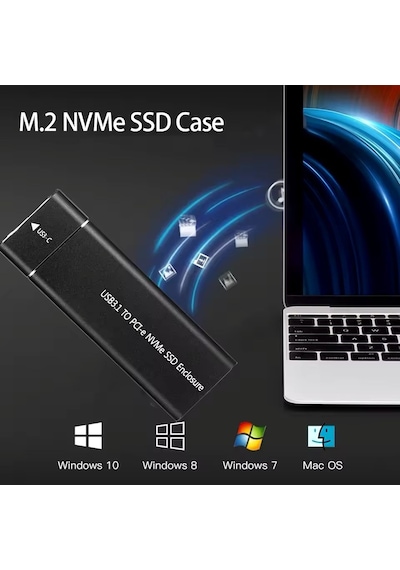 Bluesery Bs-m22 Nvme M.2 Ssd Kutusu 3.1 Type-c Uyumlu