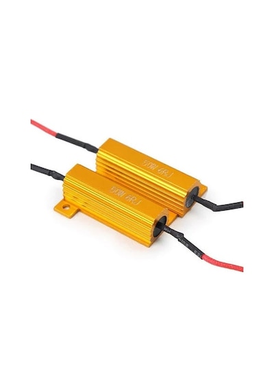 50w Far/sis Led Ampul Canbus Arıza Kesici Decoder Direnç Seti