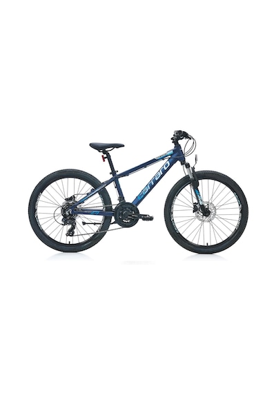 Carraro Force 420 Hidrolik Disk Fren 24"jant 21 Vites Erkek Çocuk Dağ Bisikleti Mat Mavi Gümüş Mavi - Siyah
