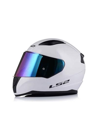 Ls2 Rapid 2 Full Face Motosiklet Kaskı Gökkuşağı Vizörlü Beyaz