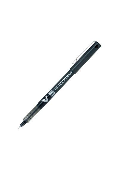 Pilot V5 Roller Kalem Hi-tecpoint İğne Uç 0.5 Mm Siyah Bx-v5-b