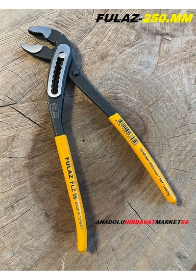 Fulaz Çelik Ayarlı Pense Fort Pense 250Mm Kademe Ayarlı Pense Çok Renkli