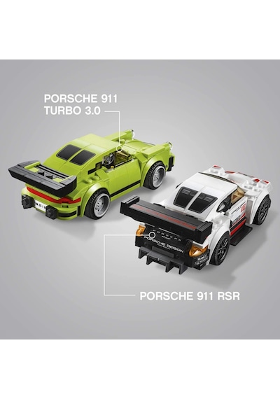 LEGO Speed Champions 75888 Porsche 911 Rsr ve 911 Turbo 3.0 391 Parça