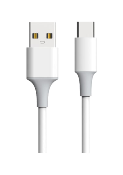 İberry Lb205xe Usb-a To Type-c Buzz Serisi Şarj Kablosu - Beyaz