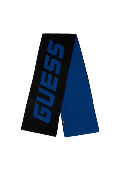 Guess Am9571pol03 Knitted Erkek Atkı Mavi