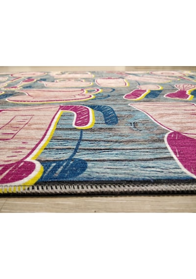 Joker Halı Norm Mutfak 50-207 Mavi Pembe Mutfak Halı 95X150 Cm Joker Halı Norm Mutfak 50-207 Mavi Pembe Mutfak Halı 95X150 Cm