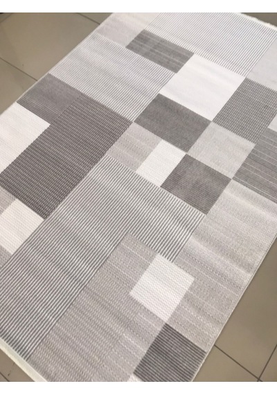 Merinos Halı Vista 76594 095 Serisi Triko Akrilik Salon Oturma Yatak Odası Halısı Gri