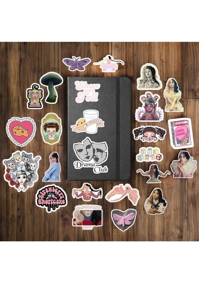 Melanie Martinez Sticker Paketi/bullet Journal Defter Çıkartma Ajanda Laptop Etiket, 98764654956 Diğer