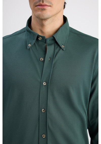 D'S Damat Ds Damat Comfort Zümrüt Yeşili Oxford Gömlek 6hc02g811304m Zm1