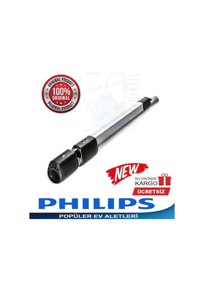 Philips Uyumlu Fc8957 Elektrikli Süpürge Teleskobik Boru