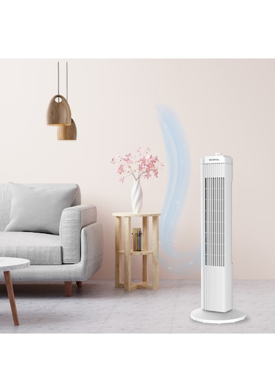 Kumtel KTF-258W Kule Tipi 50W Zaman Ayarlı 3 Hız Kademeli Sessiz Vantilatör